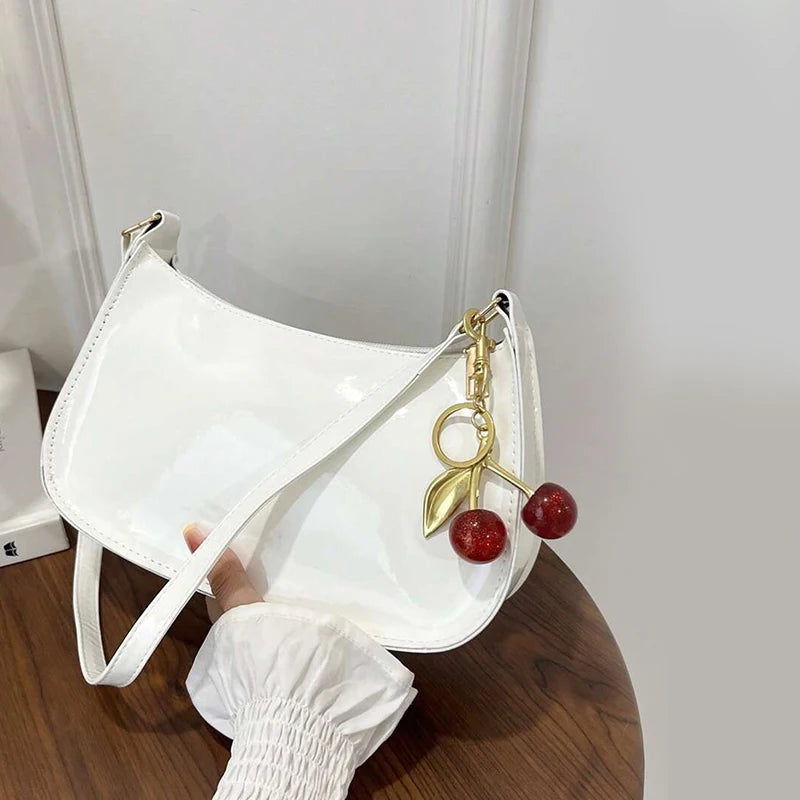 Women’s Cherry Pendant Shoulder Bag