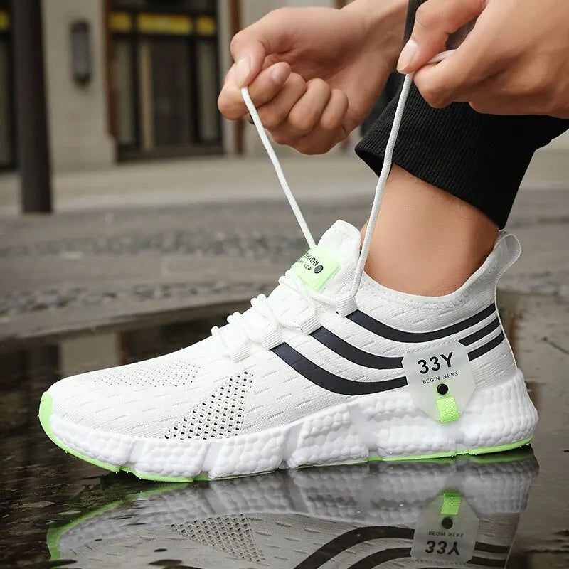 Men’s Breathable Mesh Running Sneakers 👟🏃