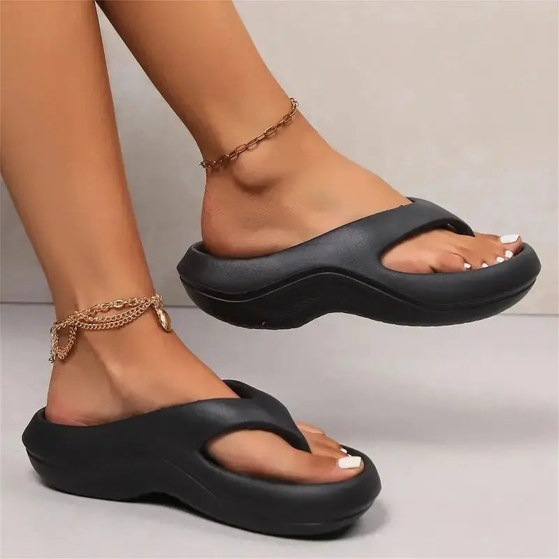 Thick Platform Eva Flip Flops For Women