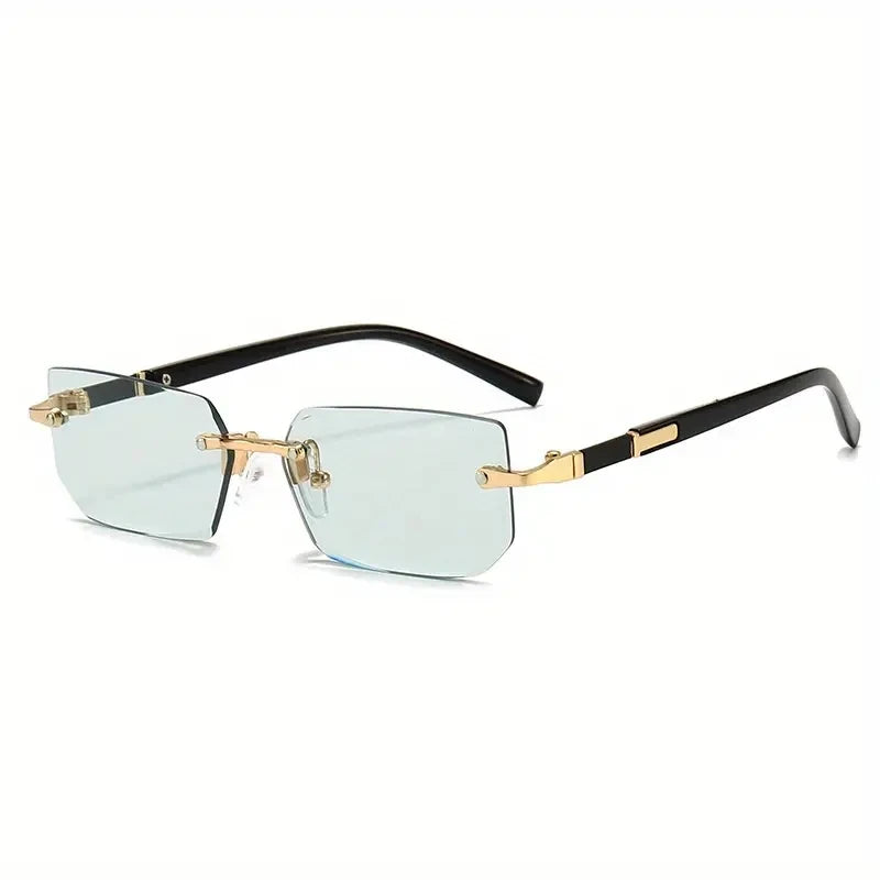 Rimless Rectangle Fashion Sunglasses 😎