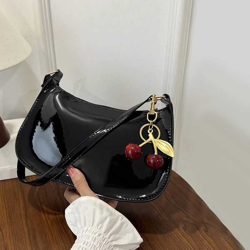 Women’s Cherry Pendant Shoulder Bag