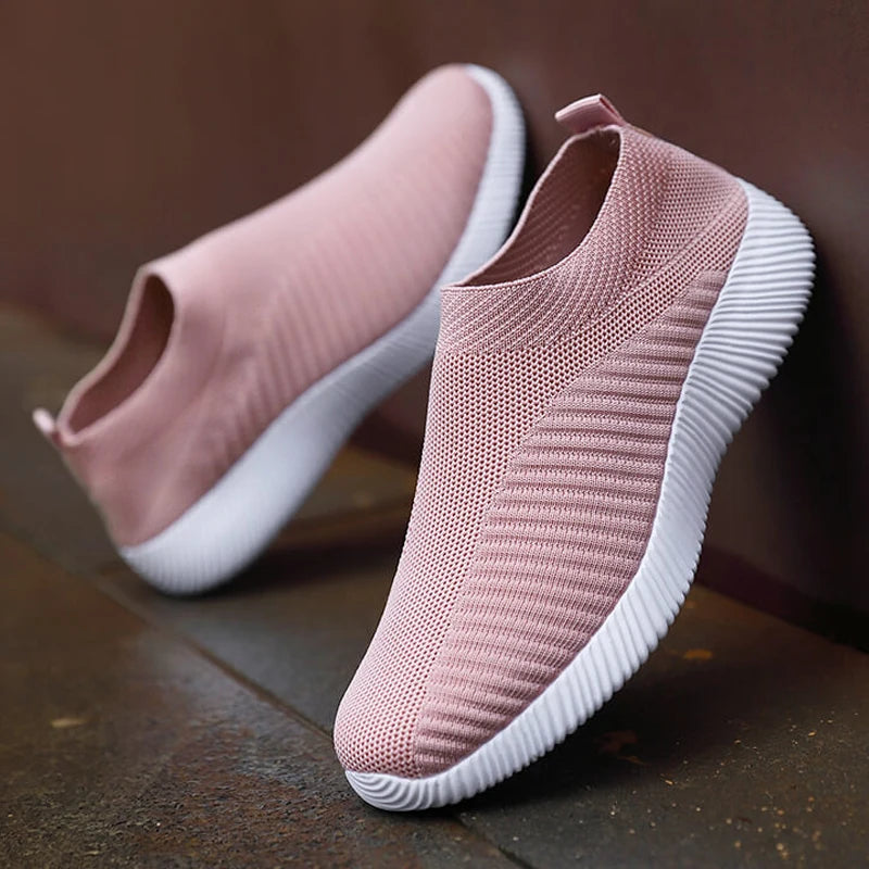 New Pink Women Shoes Soft Sneakers